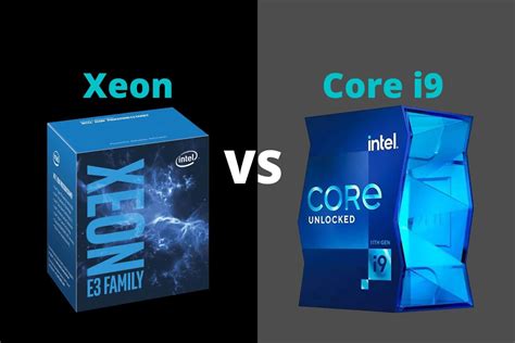 net (i9-9880H scores 16576 vs. . Intel xeon vs i9